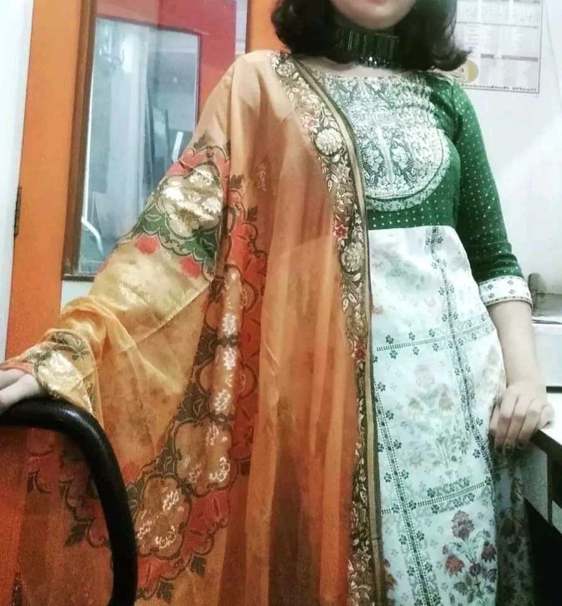 Aurelia Brand Tricolour Sharara Suit