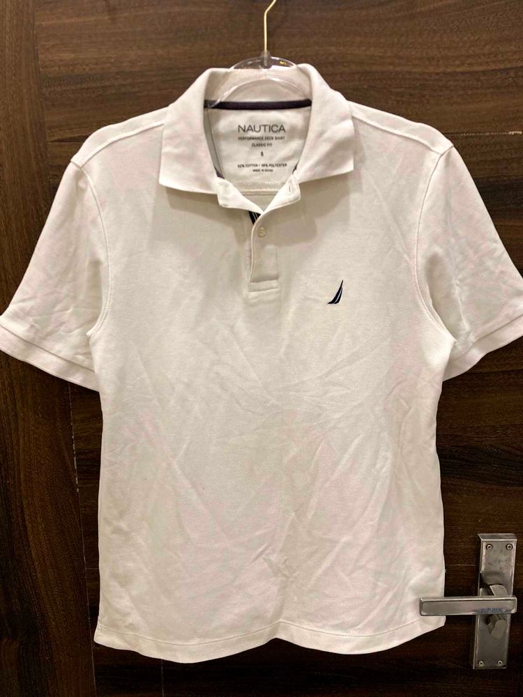 Nautica White Polo Shirt