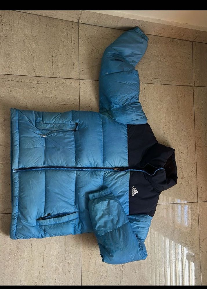 Adidas Puffer Jacket - Blue