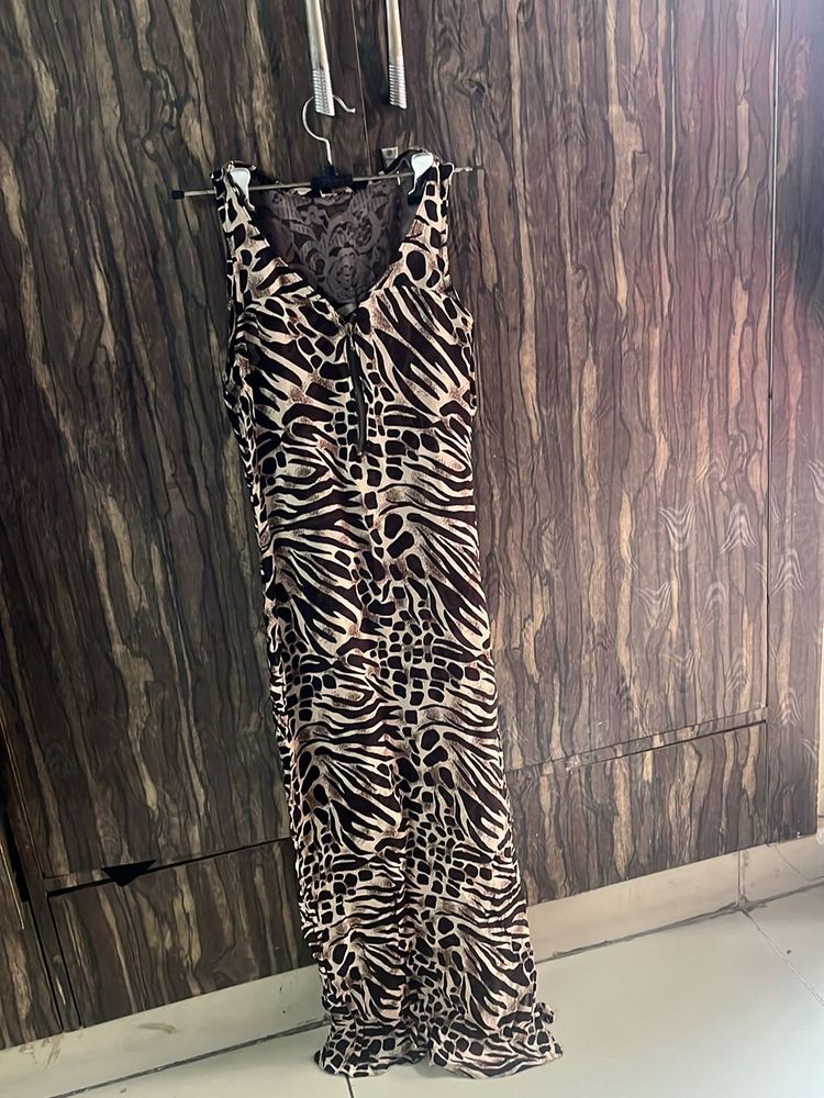 Leopard Print stiched  Kurta