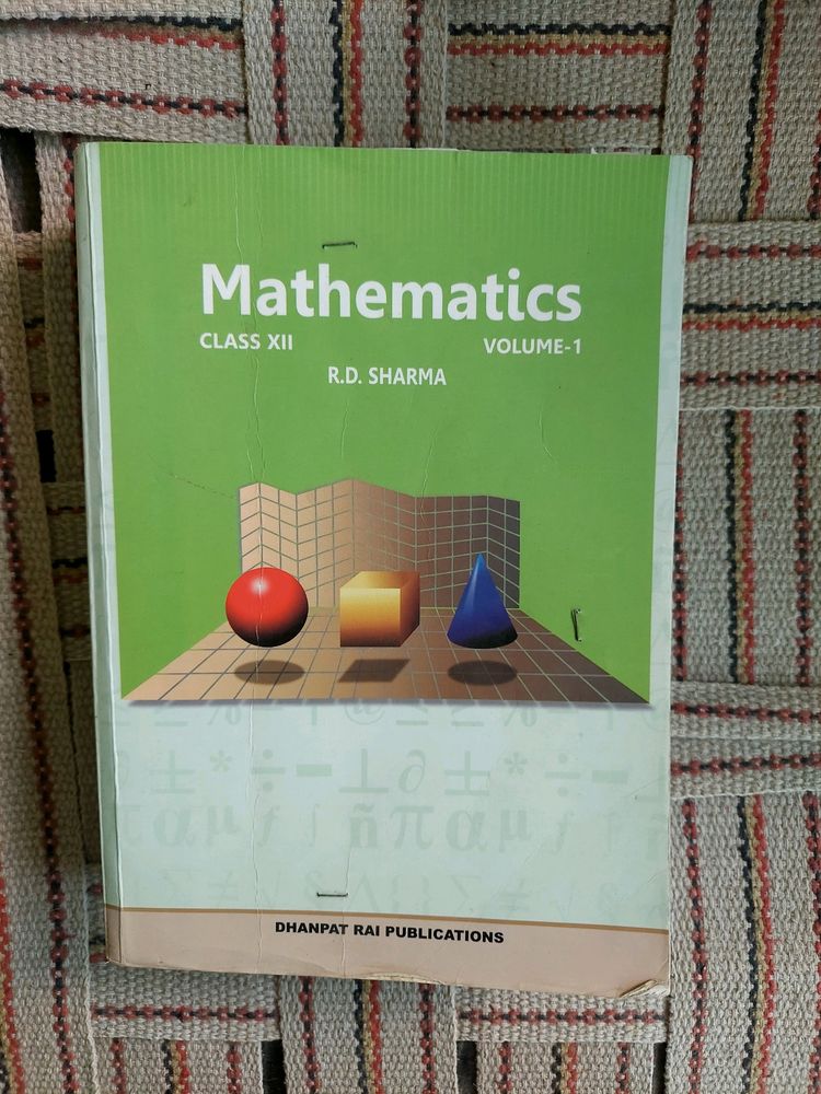 RD Sharma Class 12th Mathematics Volume 1