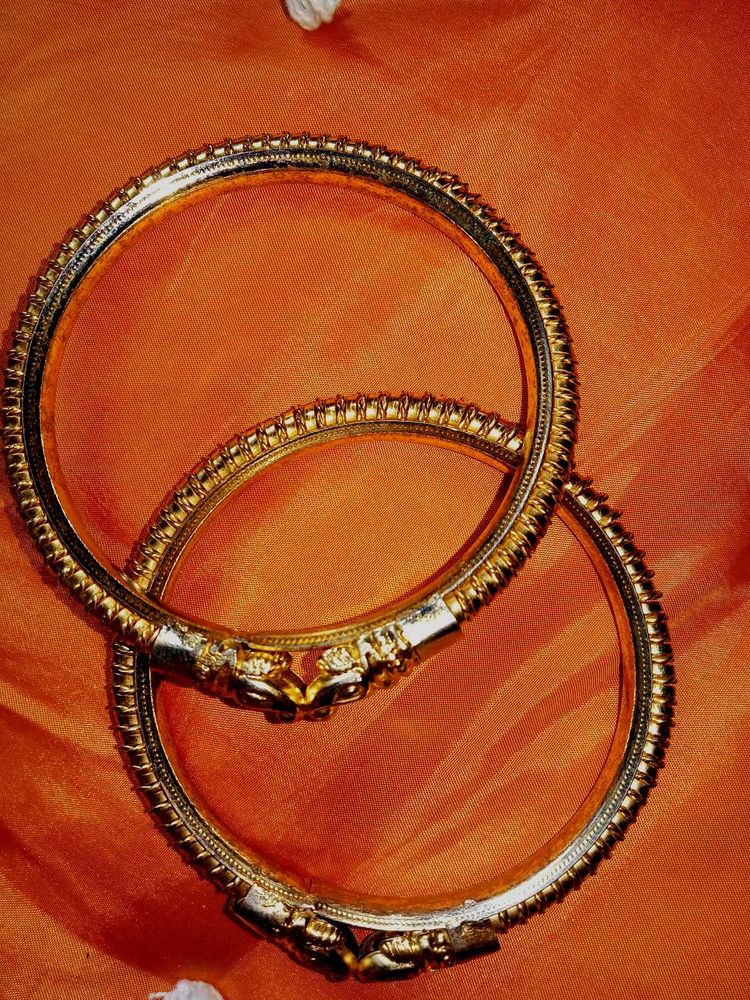 Temple Were Ethnic Golden Bangles