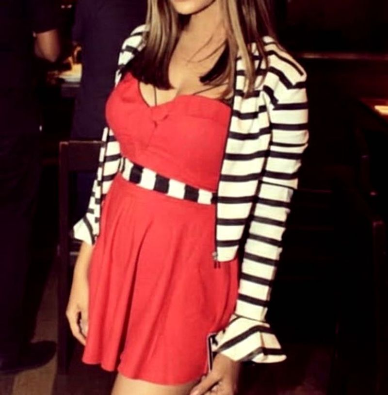 Red micro mini Skater Dress - Valentine’s