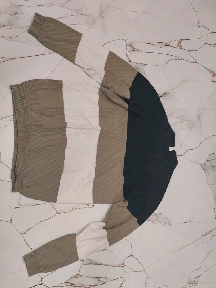 Striped Pullover Sweater