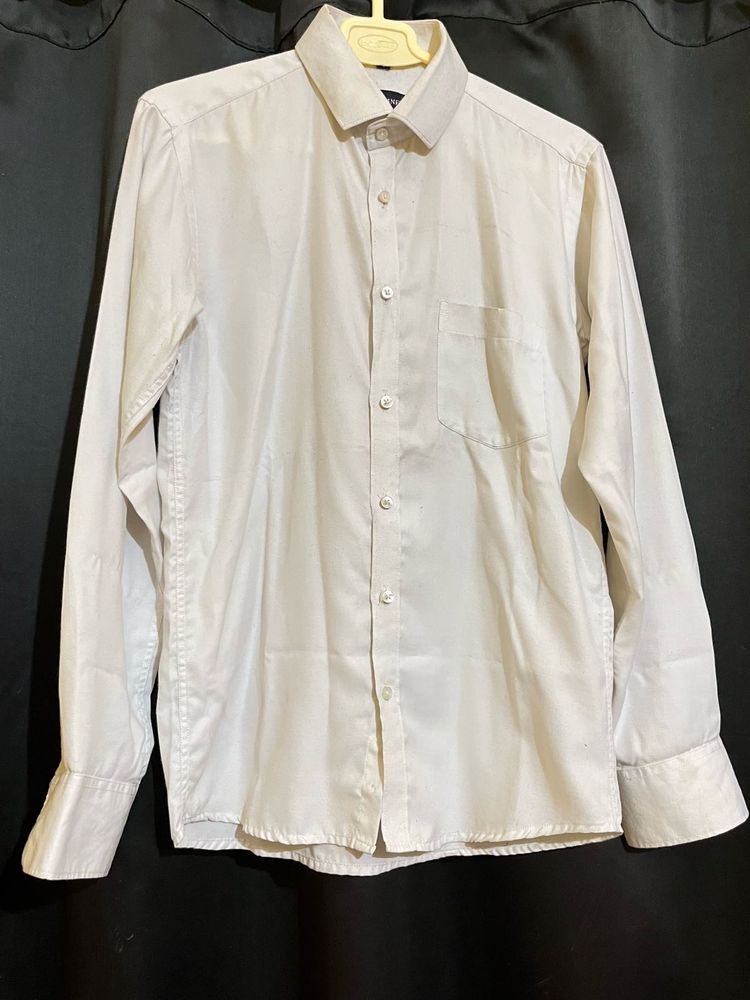 Carline white Party Wear Shirt New Great Condition