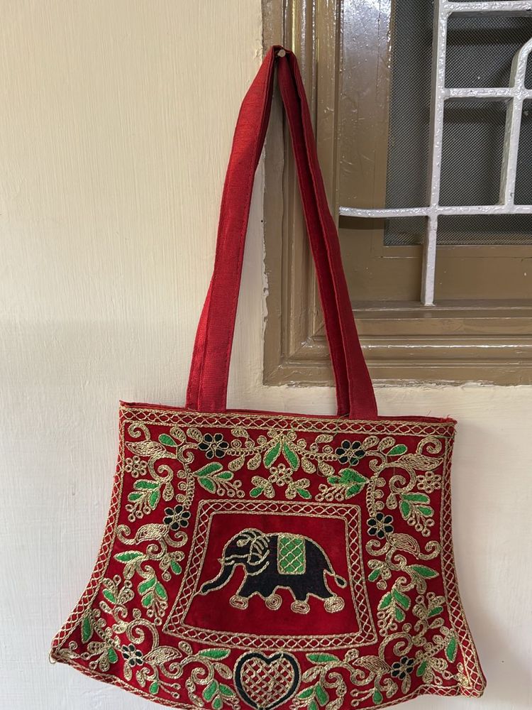 Zardosi Work Bag