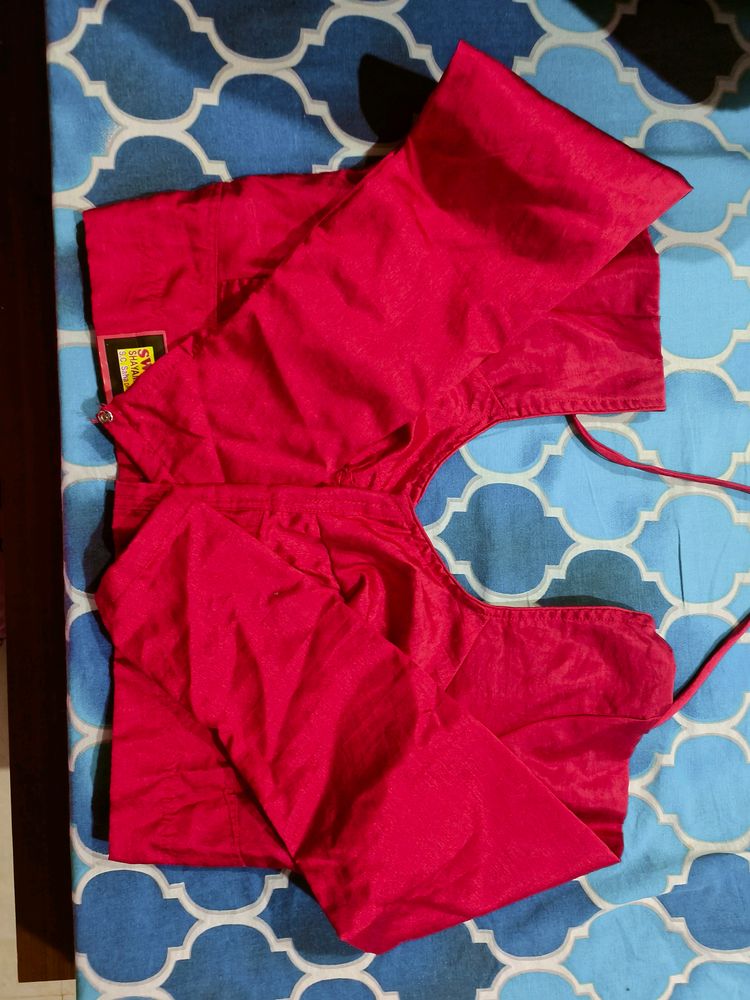 Brand New Full Sleeves Red Blouse