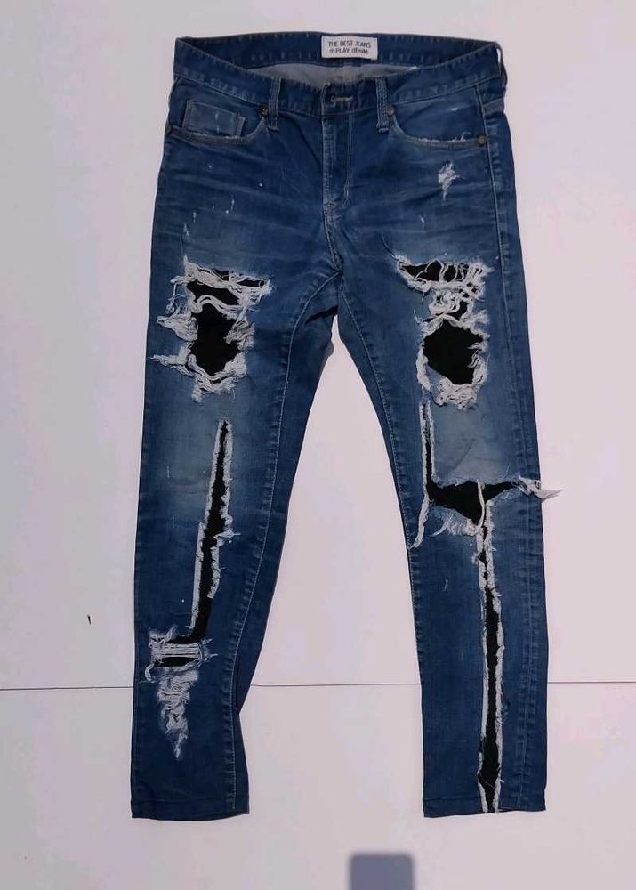 Ripped Denim Jeans