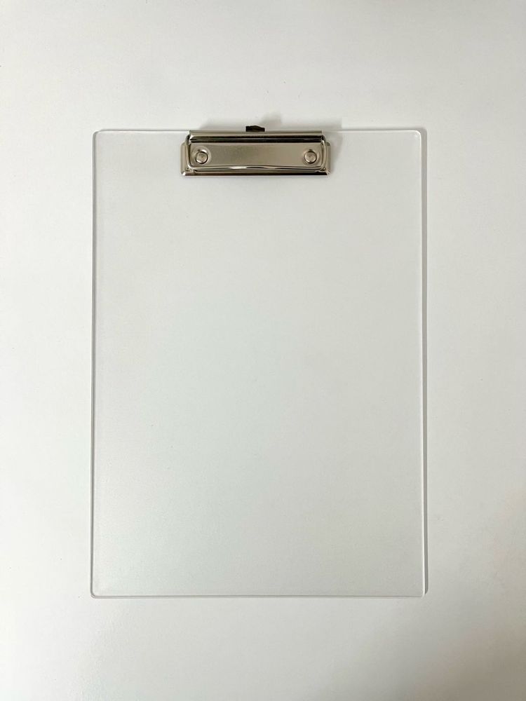 Muji A4 Clear Acrylic Clipboard