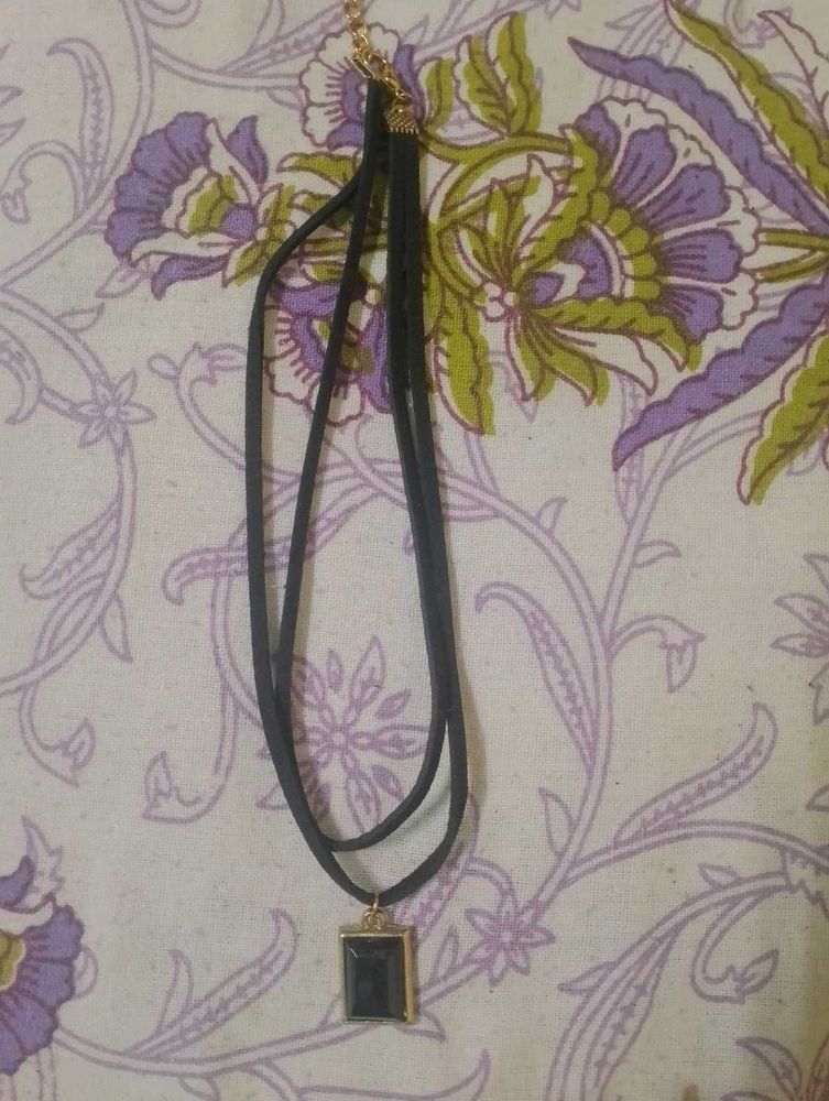 Black Stone Necklace