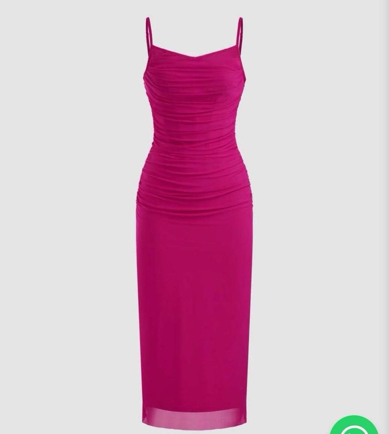 My Little Box - Pink Bodycon Midi Dress
