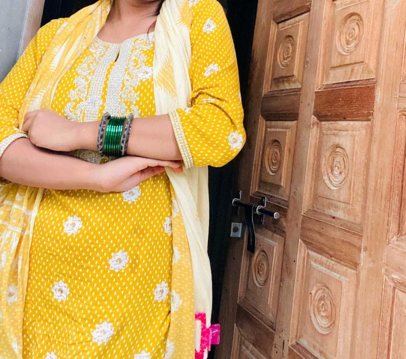 Yellow Kurti