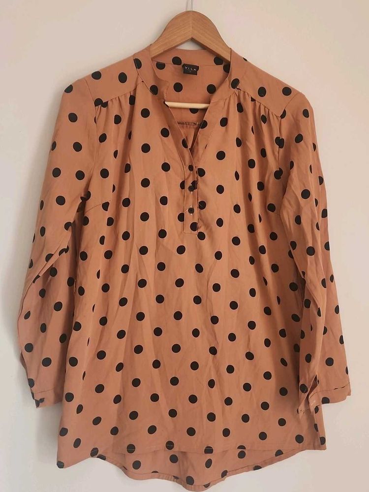 Polka Dot Print Top