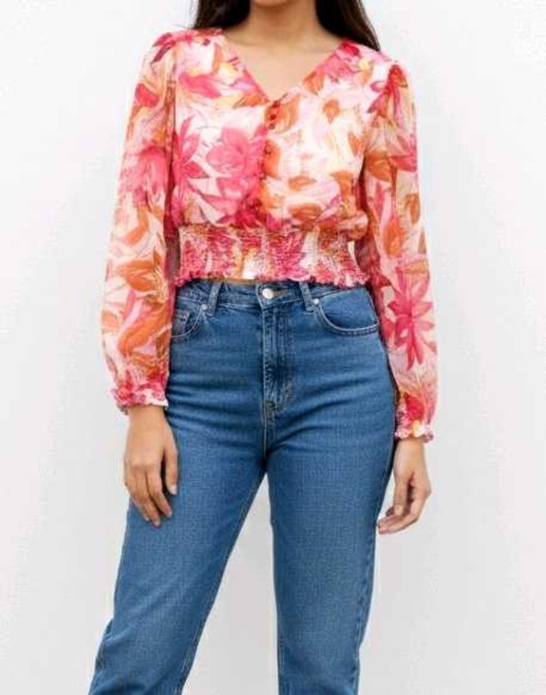 Floral Chiffon top