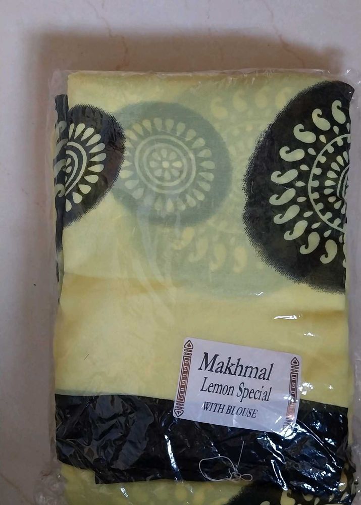 Yellow Casual Saree