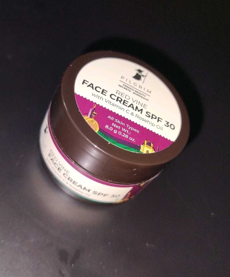 Pilgrim Red Vine Face Cream SPF 30