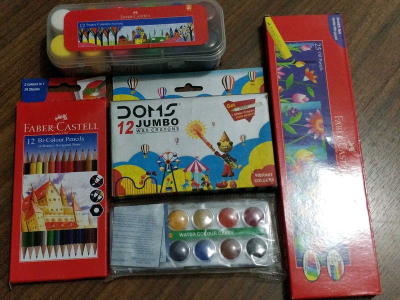 Mixed Art Supplies Set