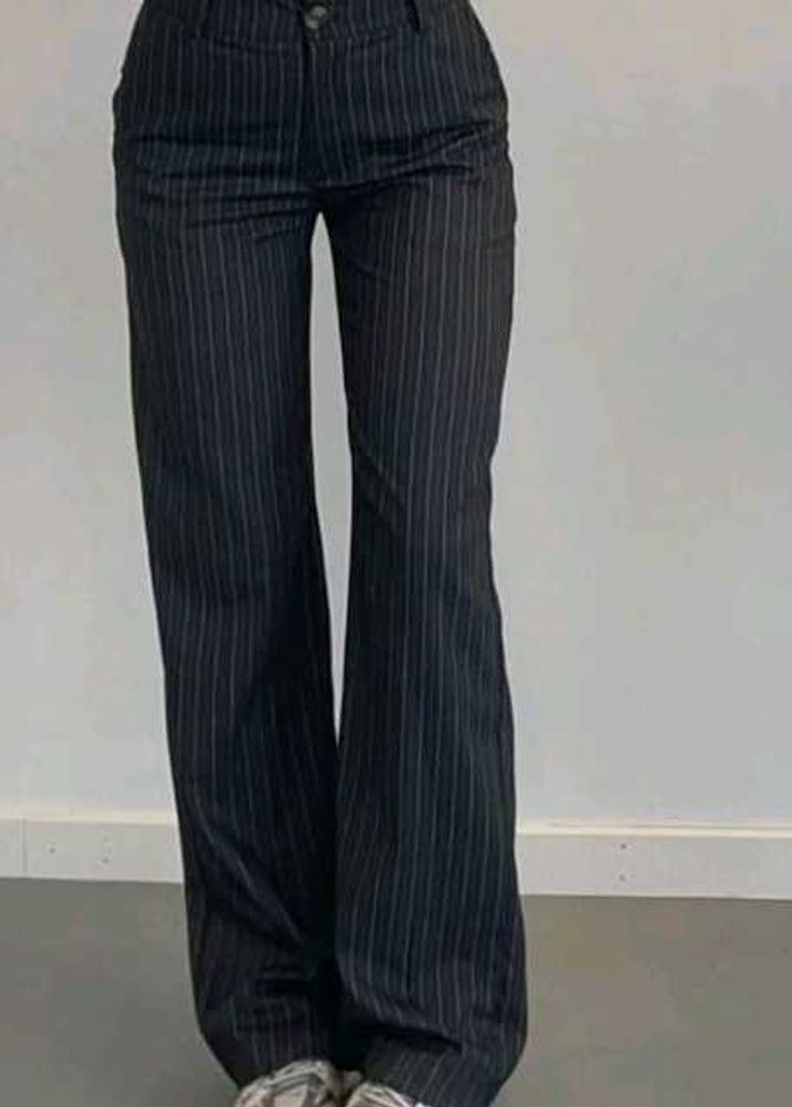 Striped Flared Pants