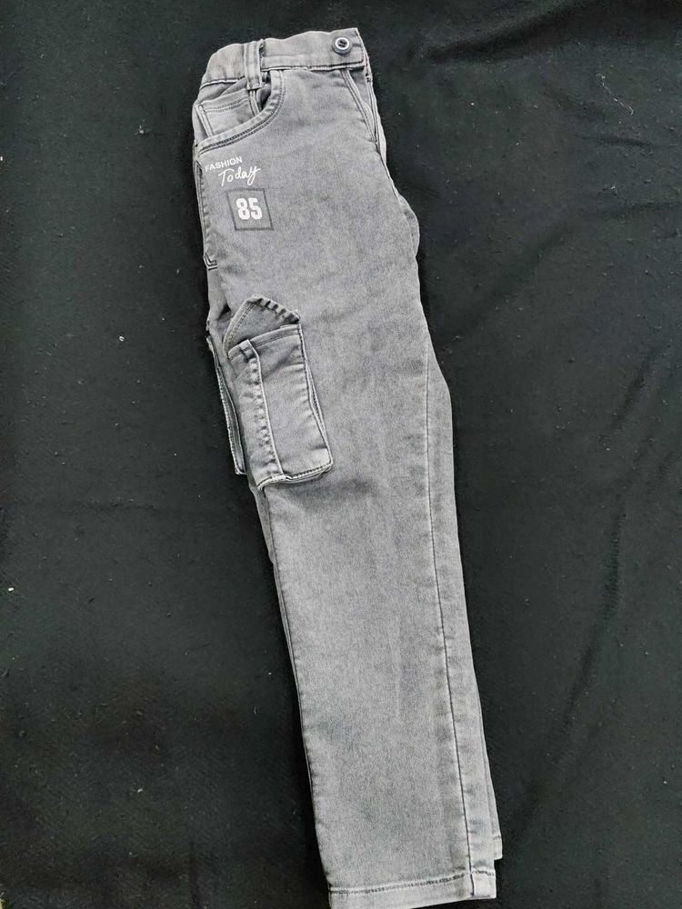 Cute Gray Cargo Pants