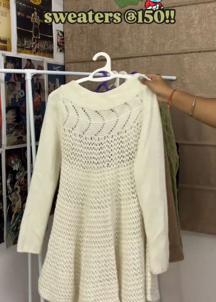 White Aline Sweater
