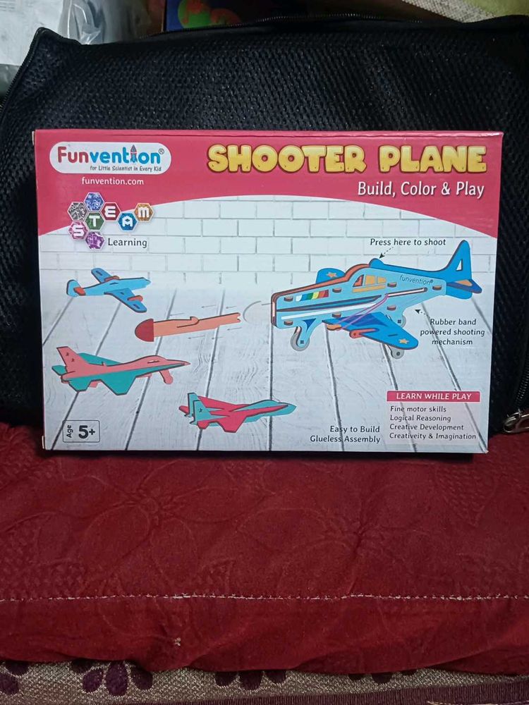 New sealed Funvention Shooter Plane