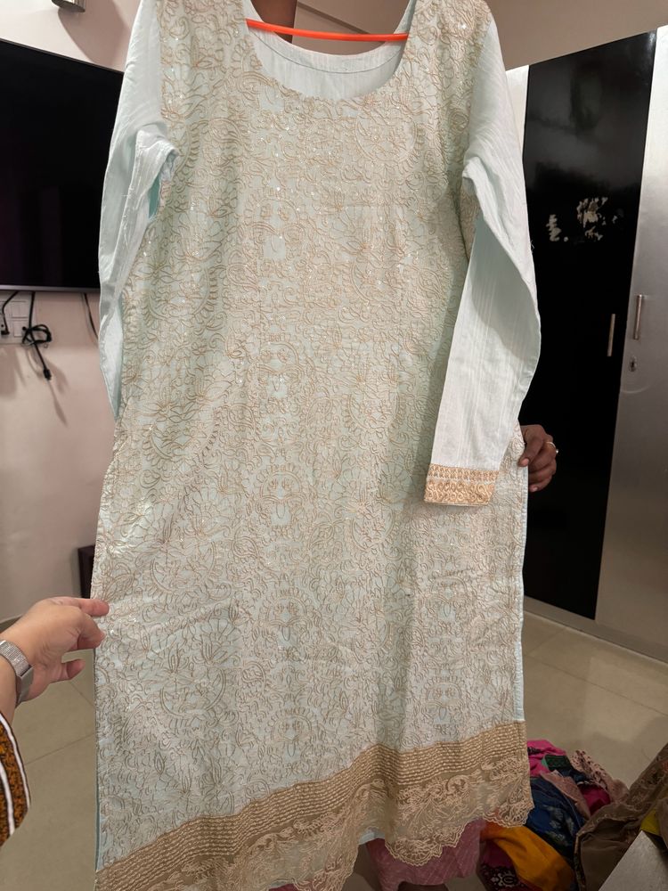 40 Size Original Pakistani Lawn Full Embroidery