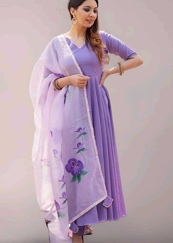 Levender Kurta Set
