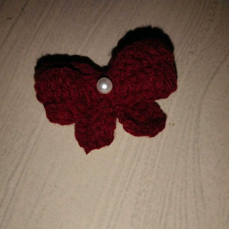 Chorchet Red Bow Clip 🎀✨
