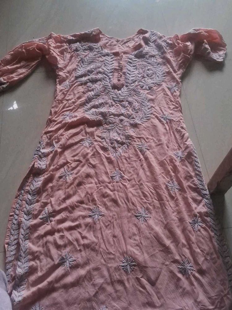Elegant Embroidered Kurta