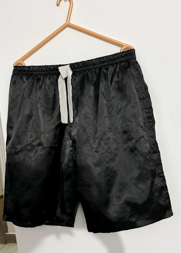 Comfortable Black Drawstring Shorts
