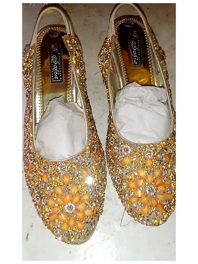 Women Golden Heels