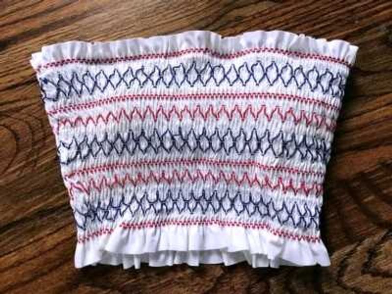 Cute Smocked Tube Top