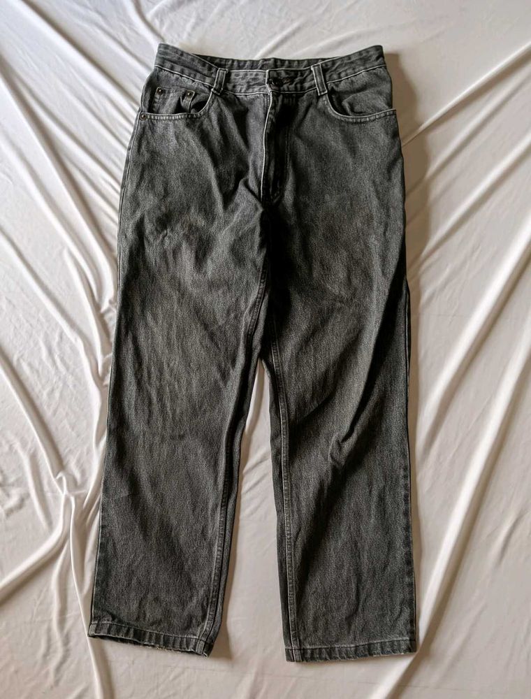 Charcoal Baggy Jeans (Vintage)