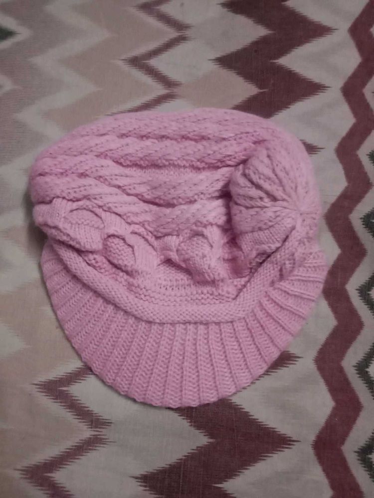 Pink Knit Cap