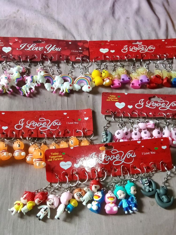 Five Dozen Keychain- More Than 60 Pieces