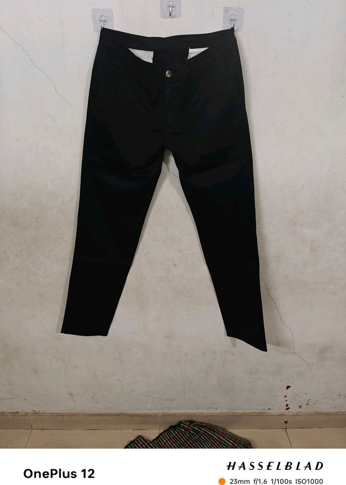 American Apparel Slim Fit Black Chinos