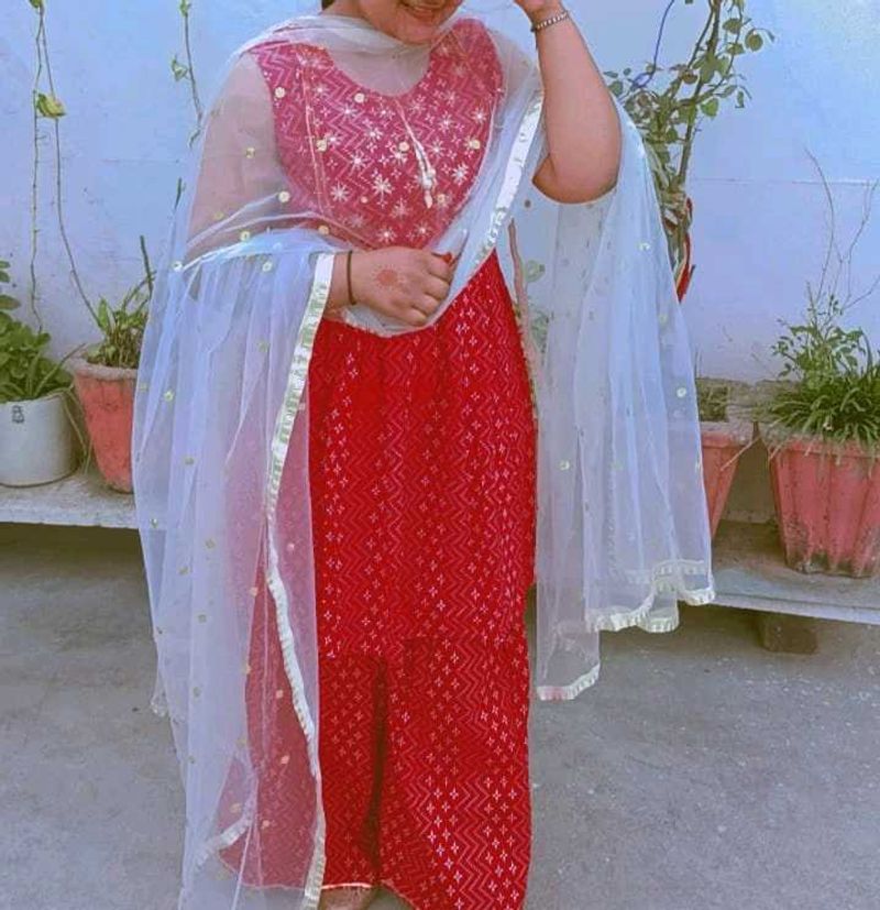 Women Kurti And Sharara Set 🌟💕💓