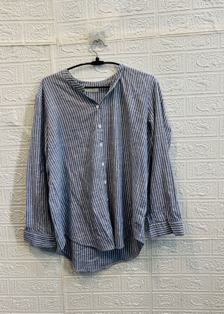 🇮🇹 Italy Imported Striped Button-Down Shirt