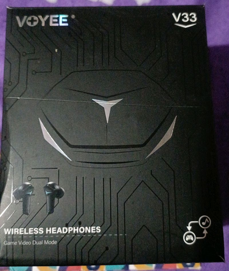 VOYEE V33 GAMING BUDS BOX With ACCESORIES!