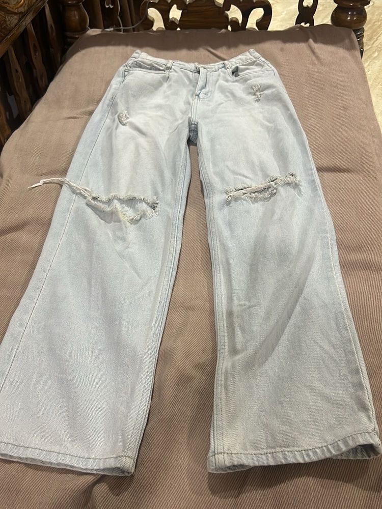 Ribbed Jeans In Very Good Condition