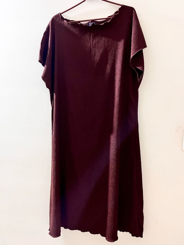 Elegant Dark Brown  Dress