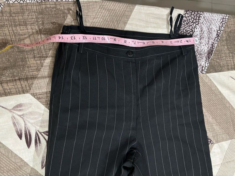 2 Set Of - Striped Wide Leg Pants