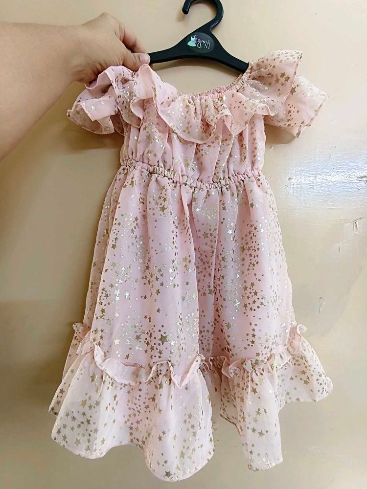 Pink Star Dress