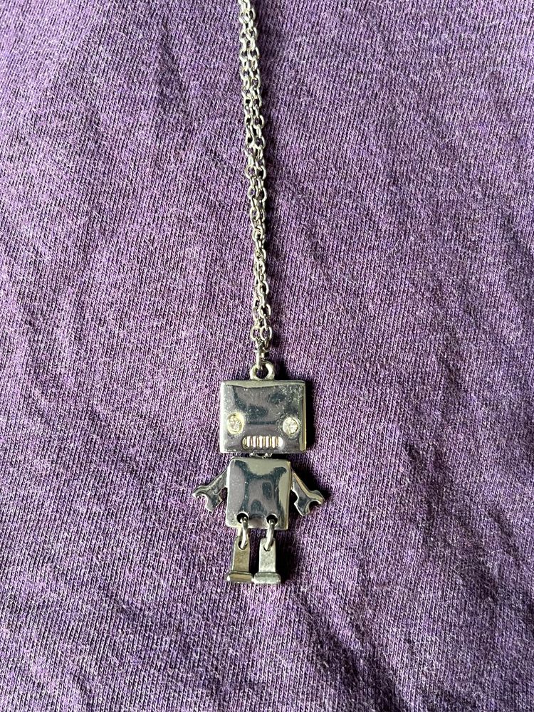 Robot Pendant Necklace