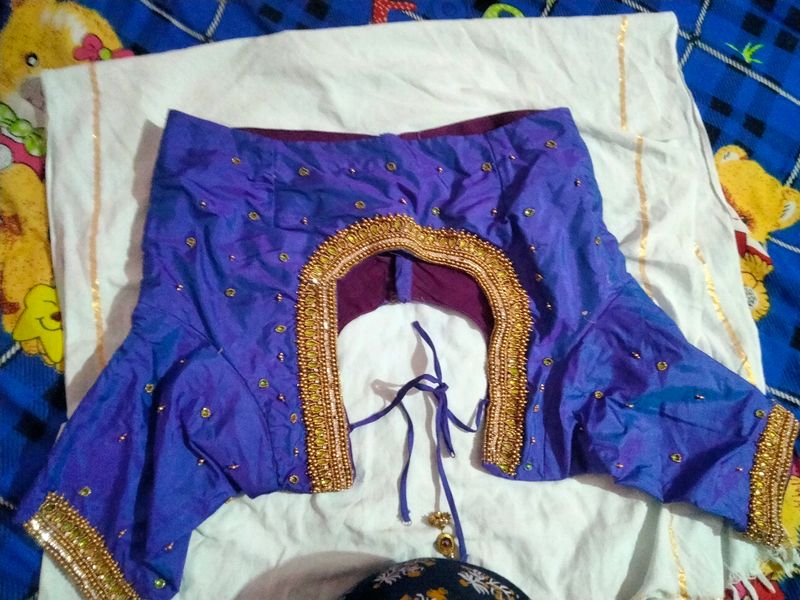 Maggam Work Blouse For Jeevitha