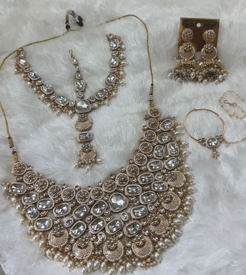 Unused kundan Bridal Jewelry Set