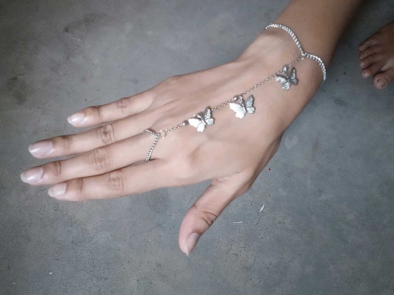 Butterfly Hand Chain &amp; Bangles