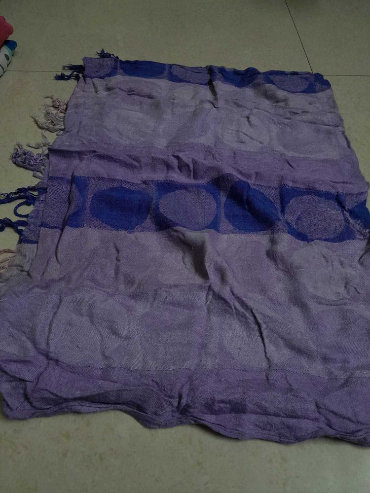 Purple  woollen Scarf
