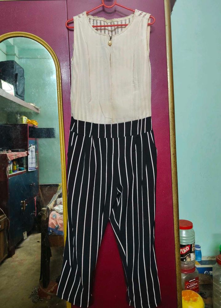 Striped Jumpsuit