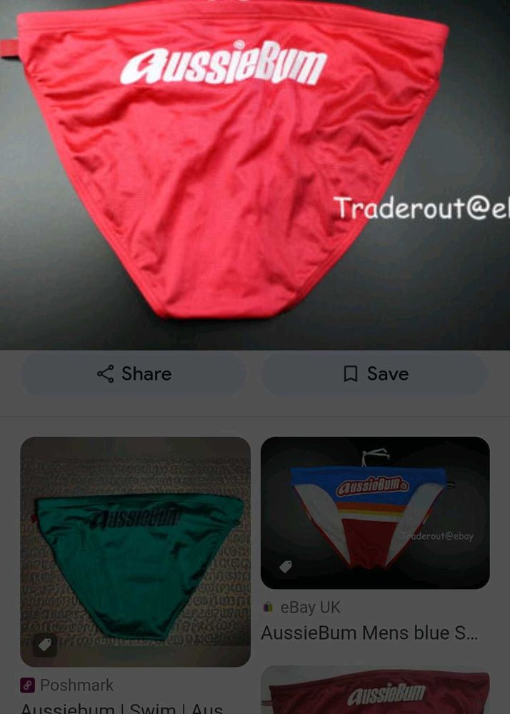 AussieBum Red Swim Briefs